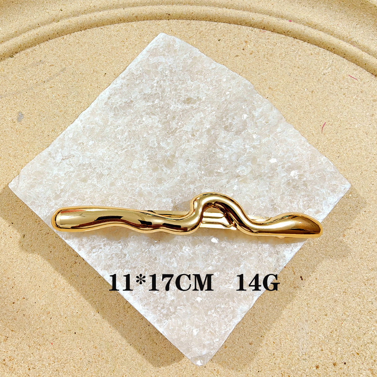 Wholesale Spring Clip Geometric Alloy Hairpin Back Head Ponytail Hair Accessories All-match Fashion Hair Headwear